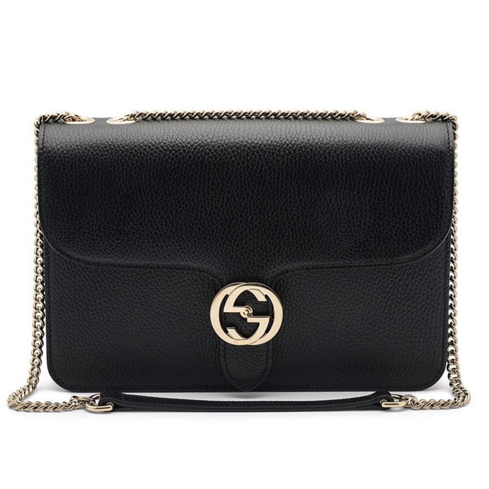 Authentic Gucci Interlocking Shoulder Bag